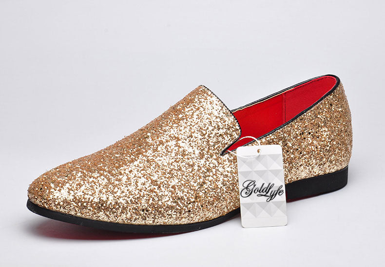 Saturated Glitter Loafers – GoldLyfe