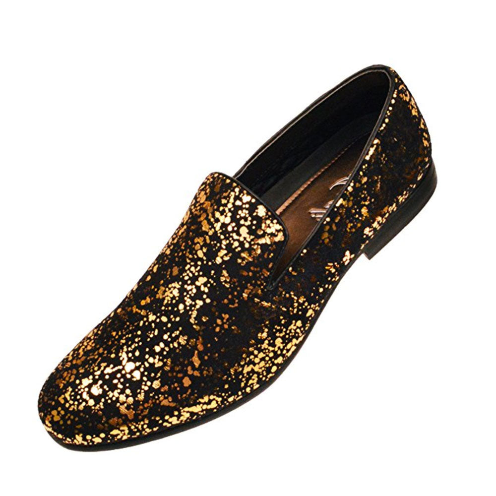 blue dress for baby girl The Imperial Black & Gold Leather Men Dress Shoe [EU-46 & US-13] main image 0